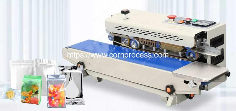 Vacuum-Packed-Sweet-Corn-Cob-Outer-Bag-Continuous-Sealing-Machine