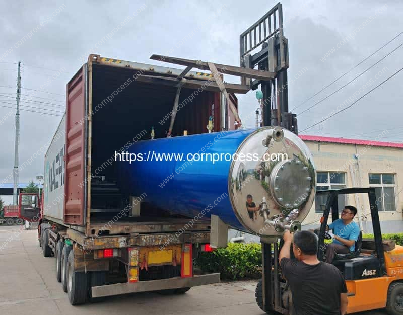 Automatic-Sweet-Corn-Cooking-Autoclave-Top-Drum-Loading-for-Indonesia-Customer