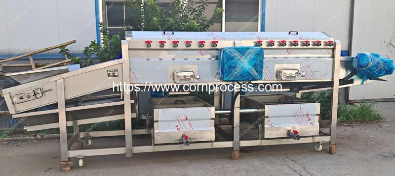 High-Pressure-Water-Spray-Sweet-Corn-Washing-Silk-Cleaning-Machine-for-Indonesia