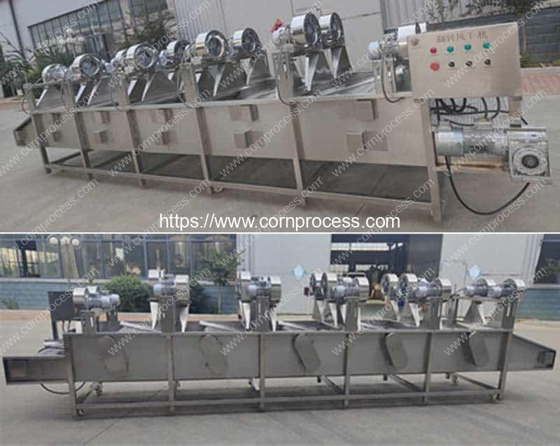 Stainless-Steel-Fan-Turnover-Mesh-Belt-Air-Blow-Water-Removing-Machine