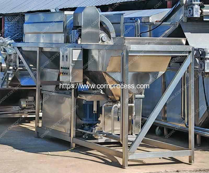 3ton-Per-Hour-Rotary-Drum-Type-Corn-Kernel-Washing-Cleaning-Machine