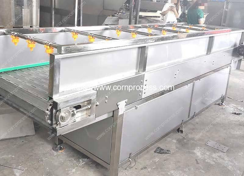 Automatic-Sweet-Corn-Kernel-Water-Spray-Cleaning-Machine