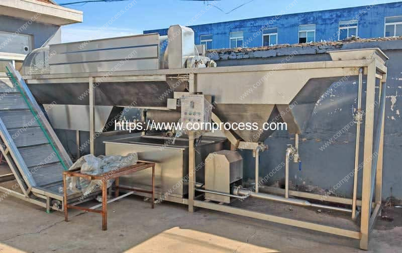 Rotary-Drum-Type-Corn-Kernel-Washing-Cleaning-Machine