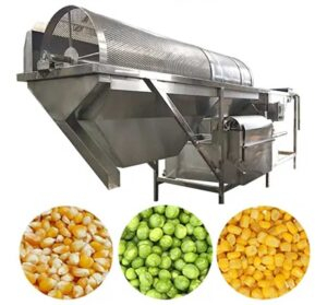 Rotary Drum Type Corn Kernel Washing Cleaning Machine